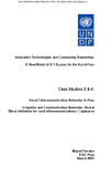Innovative technologies and community ownership: A new model of ICT access for rural poor